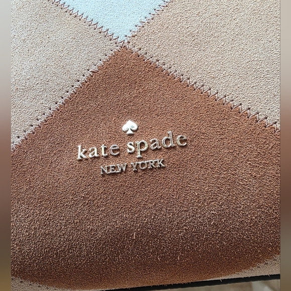 NWT Kate Spade New York Patchwork Suede Leila In Warm Ginger - Picture 14 of 14